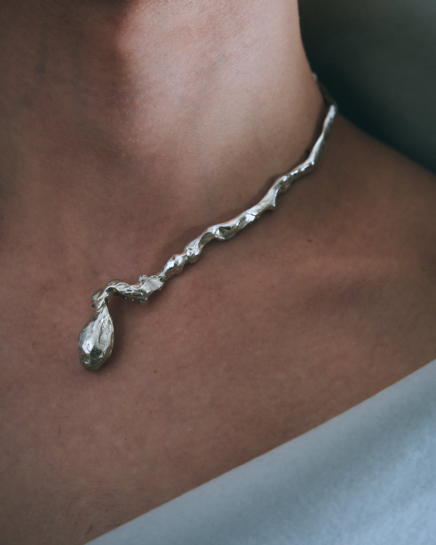 Collar Fenix plata